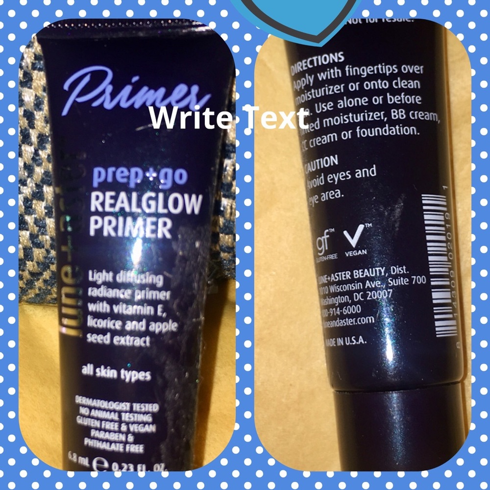 Line + Aster Primer Prep and Glow, real Glow